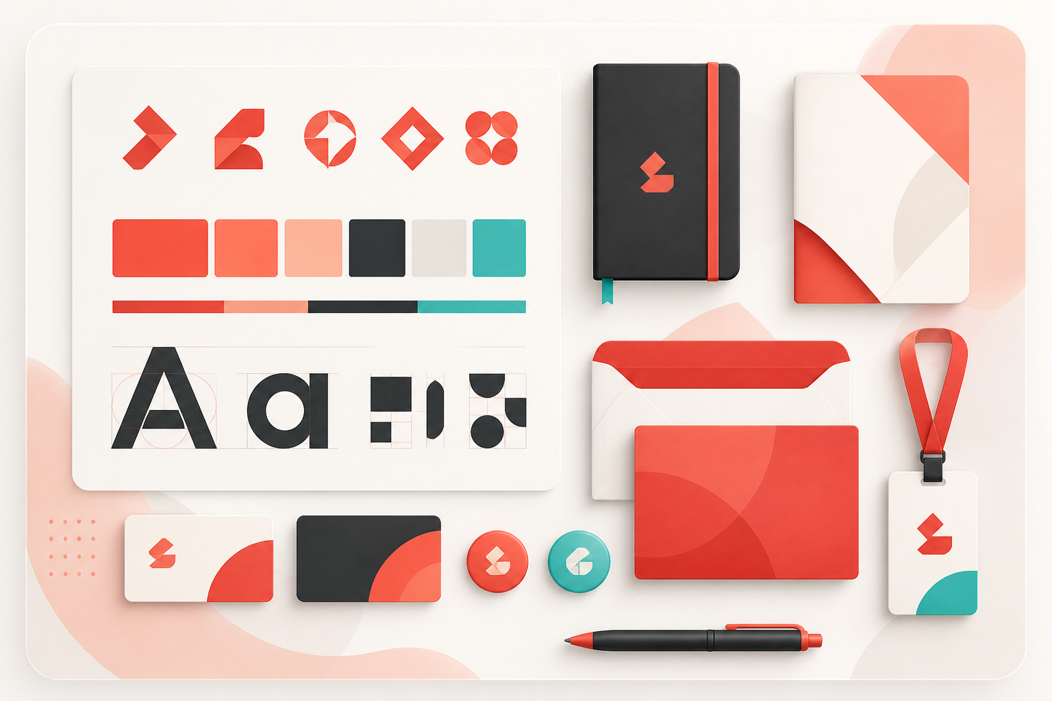 Brand Identity illustration by Techbela
